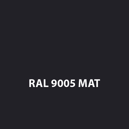 RAL 9005 mat