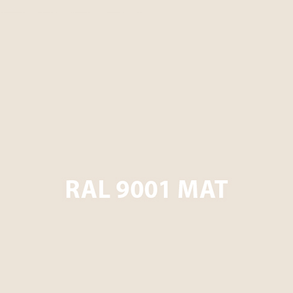RAL 9001 mat