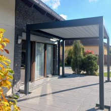 Samonosná antracitová pergola 
