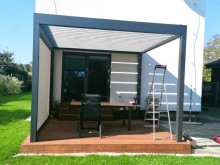 Hliníková pergola na malou terasu 