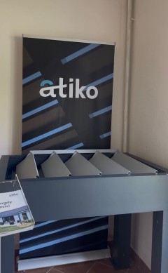 Maketa hliníkové pergoly s naklápěcími lamelami 